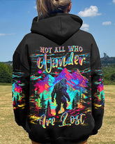 Maxcorners Not All Who Wander Are Lost Bigfoot Colorful All Over Print LM2101