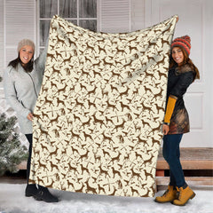 Maxcorners Deer Hunting Pattern Fleece Blanket - Gift for Hunters Men Women Home Accessories LM1611