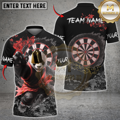 Maxcorners Kung Fu Panda Darts Multicolor Customized Name, Team Name 3D Shirts