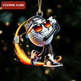 Maxcorners Great Golf Swings Golf Ball Acrylic Ornament, Golf Xmas Ornaments, Golf Christmas Gifts, Cool Golf Gift LM1611