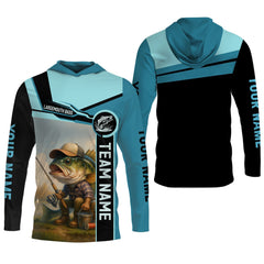 Maxcorners Largemouth Bass Fishing, Fishing Team Shirts SPF Shirt, Best Fishing Gifts, Mens Casual Shirts