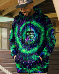 Maxcorners Bigfoot Aurora Swirl All Over Print LM1601