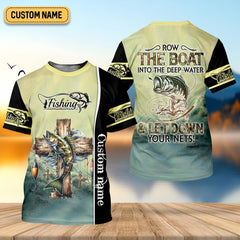 Maxcorners Let Down Your Nets Camouflage Fishing Shirts, Christian Fishing SPF Shirt For Men, Presents For Fishermen