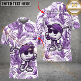 Maxcorners Golf Funny Ball Tropical Pattern Multicolor Customized Name, Team Name 3D Shirts