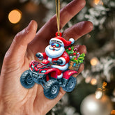 Maxcorners Driver Santa, Home Decor, Christmas Ornament, Personalized Ornament 2D Flat LM2111