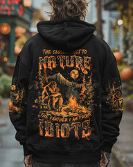 Maxcorners The Closer I Get To Nature Bigfoot Campfire All Over Print LM2101