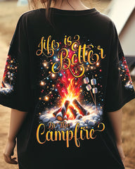 Maxcorners Life Is Better By The Campfire Christmas All Over Print LM2101