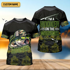 Maxcorners Weekend Hooker Camouflage Fishing Shirts, Fishing UPF Shirts, Men's Fishing Shirts Long Sleeve
