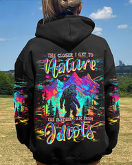 Maxcorners The Closer I Get To Nature Colorful Bigfoot All Over Print - Tlnt1211244 LM2101