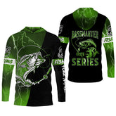 Maxcorners Bassmanter Elite Series, Fishing UV Shirts, Men Jersey, Men Button Down Shirt, Men Long Sleeve Shirt