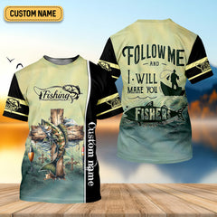 Maxcorners And I Will Make You Fishers Of Men Christian Fishing SPF Shirt For Men, Gift For Fisherman