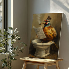 Maxcorners Cigar Bird Bathroom Canvas Toilet Wall Art9 LM2611