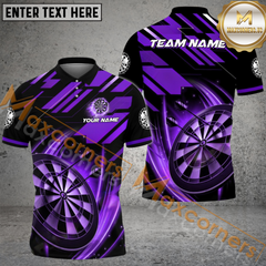 Maxcorners Classic Darts Jersey Multicolor Options Personalized Name, Team Name 3D Polo Shirt