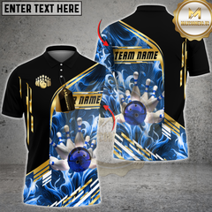 Maxcorners Inferno Strike Bowling Jersey Multicolor Customized Name, Team Name 3D Shirts
