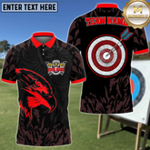 Maxcorners Eagle Eye Archery Personalized Name 3D Shirt