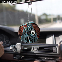 Maxcorners Personalized Billiards Winter Wonderland Ornament