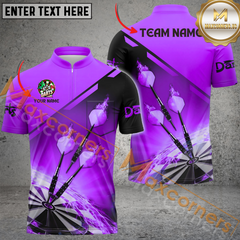 Maxcorners Classic Darts Jersey Multicolor Options Personalized Name, Team Name 3D Polo Shirt