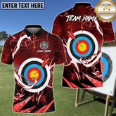 Maxcorners Archery Lightning Target Personalized Name 3D Shirt