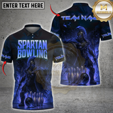 Maxcorners Bowling Spartan Inferno Multicolor Customized Name, Team Name 3D Shirts 1