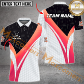 MaxCorners Customized Name Golf Pro Stylist Multicolor Custom 3D Polo Shirt