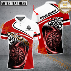 Maxcorners Darts Jersey Mutilcolor Options Personalized Name, Team Name 3D Polo Shirt