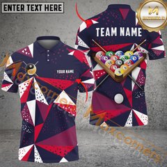 Maxcorners Ball 8 Pro Billiard Jersey Multicolor Options Personalized Name, Team Name 3D Polo Shirt