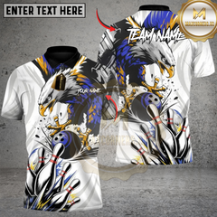 Maxcorners Bowling Eagle Strike Multicolor Customized Name, Team Name 3D Shirts