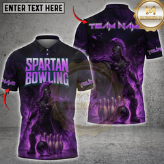 Maxcorners Bowling Spartan Inferno Multicolor Customized Name, Team Name 3D Shirts 1