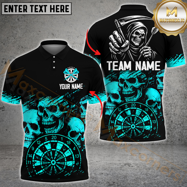 Maxcorners Reaper Darts Team Jersey Multicolor Customized Name, Team Name 3D Shirts