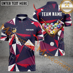 Maxcorners Ball 8 Pro Billiard Jersey Multicolor Options Personalized Name, Team Name 3D Polo Shirt