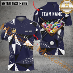 Maxcorners Ball 8 Pro Billiard Jersey Multicolor Options Personalized Name, Team Name 3D Polo Shirt