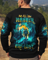 Maxcorners Not All Who Wander Are Lost Bigfoot Compass All Over Print LM2101