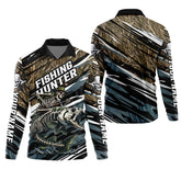 Maxcorners Fishing Hunter Camo Fishing Shirt, UV Protection Shirt, Presents For Fishermen