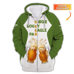 Maxcorners Golf And Beer Shirt, Custom Golf Polos For Men, Funny Golf Shirts For Beer Lovers