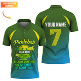 Maxcorners Funny Pickleball Team Jersey, Custom Name & Number Pickleball Shirt, “Because Sometimes You Just Need to Hit Something” Shirts LM0509