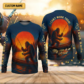 Maxcorners I Can't Work Today My Arm Is In A Cast Fishing UPF Shirts, Funny Fishing Shirt, Fishing Gifts For Men