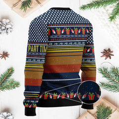 Maxcorners Part Time Hooker Funny Christmas Ugly Sweater, Fishing Shirt, Christmas Gifts