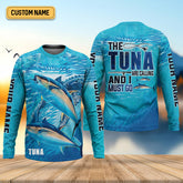 Maxcorners The Tuna Are Calling And I Must Go Fishing UPF Shirts, Fishing Gifts For Men, Tuna Fishing Shirts For Men