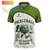 Maxcorners Personalized Pickleball Is My Favorite Season Shirt, Funny Pickleball Shirts For Men's, Gift For Pickleball Lover LM0509