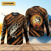 Maxcorners I'm A Hooker On This Halloween Fishing UPF Shirts, Funny Fishing Shirt, Fishing Shirts For Men