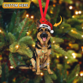 Maxcorners Personalized German Shepherd Dog Christmas Ornament, Flat 2D Ornament,
2D Flat LM2511