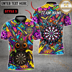 Maxcorners Darts Spider Personalized Name, Team Name 3D Shirt