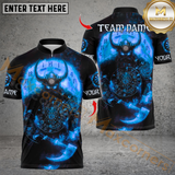 Maxcorners Darts Viking Fire Multioptions Personalized Name, Team Name Unisex 3D Shirts