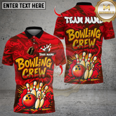 Maxcorners Spray Bowling Crew Multicolor Customized Name, Team Name 3D Shirts