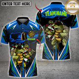 Maxcorners Lightning Turtle Darts Multicolor Customized Name, Team Name 3D Shirts