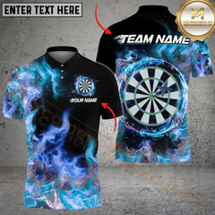 Maxcorners Darts Double Fire Multicolor Options Personalized Name, Team Name 3D Shirt