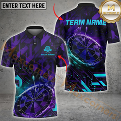 Maxcorners Blazing Arrow Darts Jersey Multicolor Option Customized Name, Team Name 3D Polo Shirt
