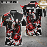 Maxcorners Inferno Dragon Bowling Jersey Multicolor Customized Name, Team Name 3D Shirts