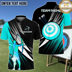 Maxcorners Archery Lover Gift Shirt Personalized Name 3D Shirt