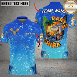 Maxcorners Darts Funny Shark Multicolor Options Personalized Name, Team Name 3D Shirt